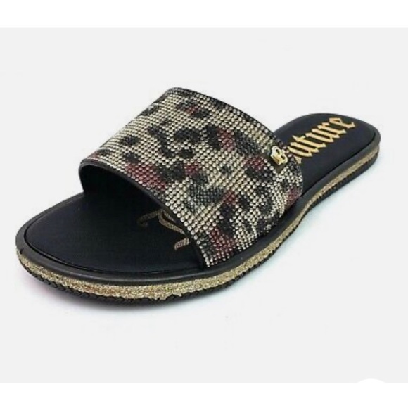 Juicy Couture Bedazzled Slides - Picture 2 of 10